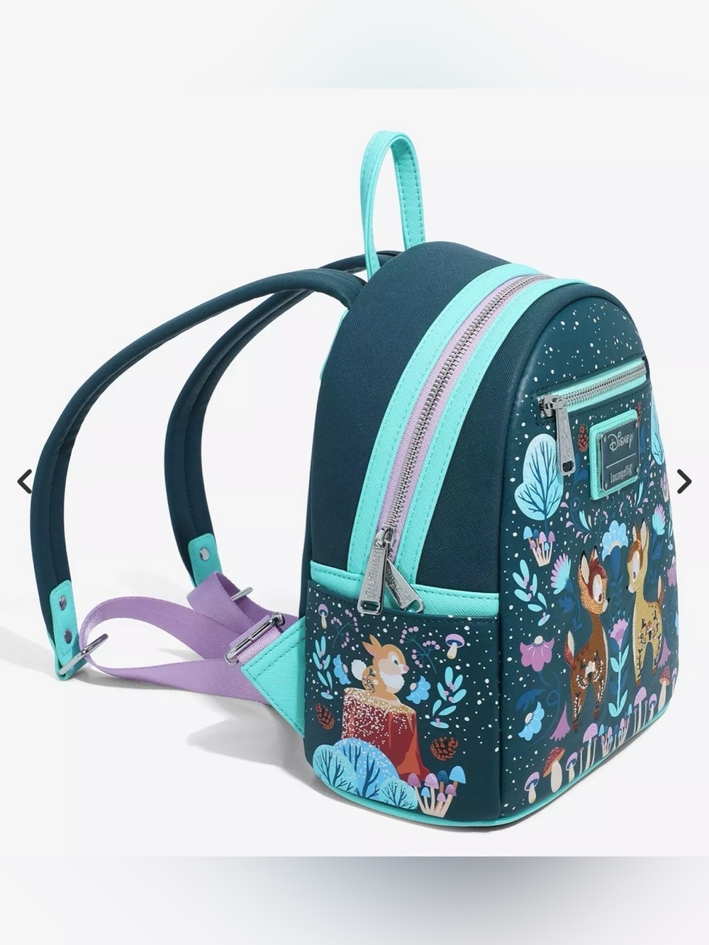 Like new! Loungefly Disney Bambi Folk Mini Backpack - BoxLunch Exclusive - Picture 2 of 12